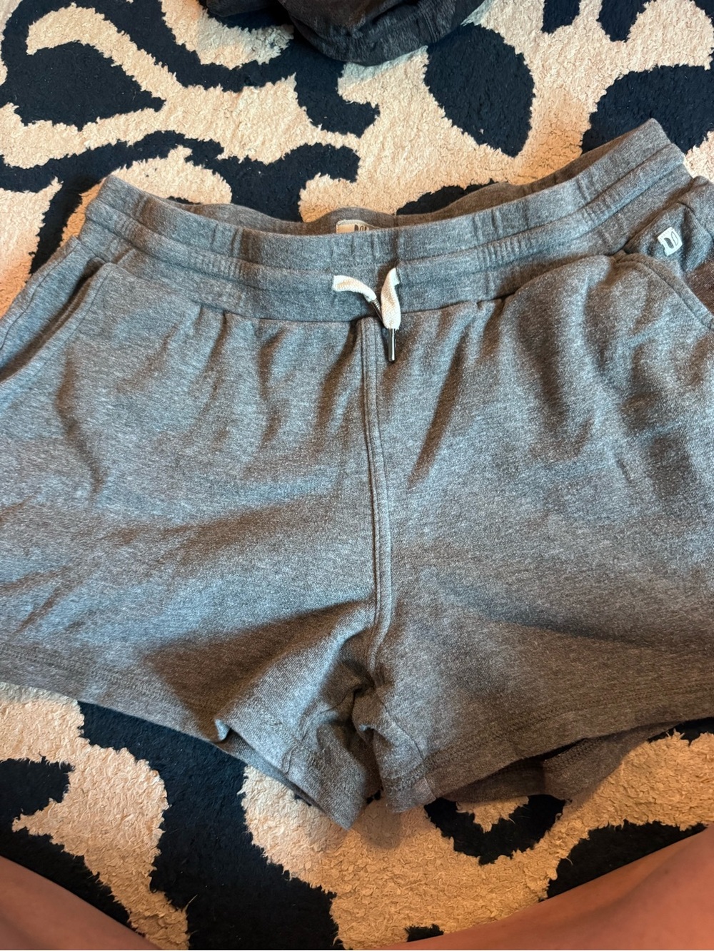 Linksoul Gray Women's Athletic Lounge Shorts with Drawstring